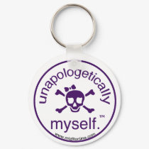 Unapologetically Myself keychain.