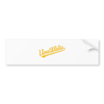 Unathletic Bumper Sticker