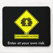Unberechtigter Zugriff Mousepad