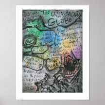 Unbalanced Globe Designer Notes Dungeon Painting Print