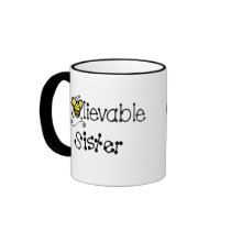 Unbelievable Sister mug by tshirtfun Unbelievable Sister mug