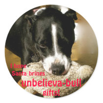 UnbelievaBULL Christmas stickers by Rebecca_Reeder UnbelievaBULL Christmas stickers