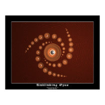 Unblinking Eyes (border) posters by storm_warning Unblinking Eyes (border) posters