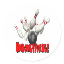 Unbowlievable Bowling Sticker