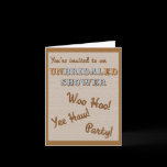UnBridaled Shower Invitation cards
