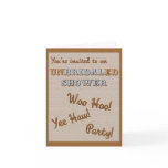 UnBridaled Shower Invitation cards