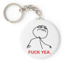 Uncensored F YEA Keychain
