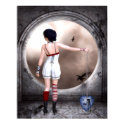 Unchain My Broken Heart Gothic Art Poster posters