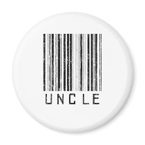 Uncle Barcode Refrigerator Magnets