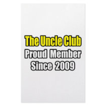 Uncle Club...Since 2009 stationery