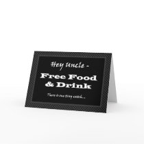 UNCLE Groomsman Wedding Invite - FUNNY Cards