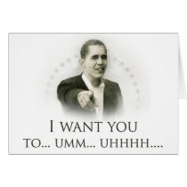 Uncle Obama (Greeting Card) cards