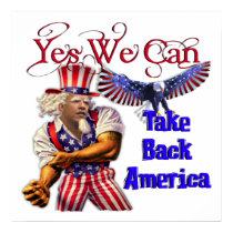 Uncle Obama, Yes We Can Take Back America posters