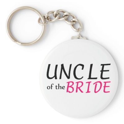 Uncle Of The Bride Key Chains