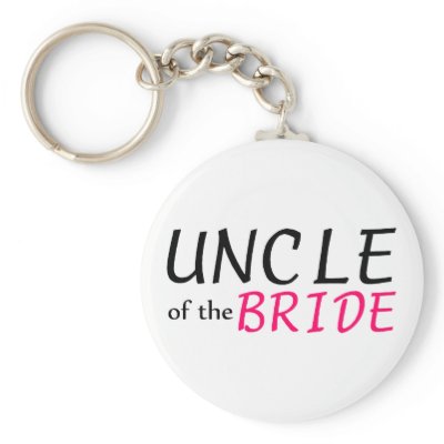 Uncle Of The Bride Key Chains