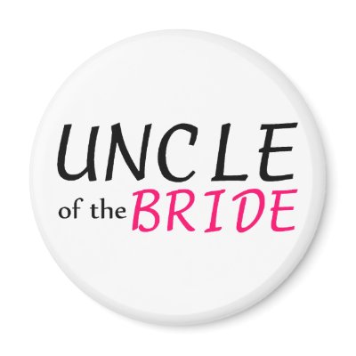 Uncle Of The Bride Fridge Magnet