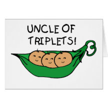 Uncle of Triplets Pod Cards