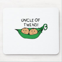 Uncle of Twins Pod mousepads by Scrappintwins Uncle of Twins Pod mousepads