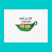 Uncle of Twins Pod postcards by Scrappintwins Uncle of Twins Pod postcards