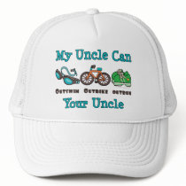 Uncle Outswim Outbike Outrun Triathlon Cap hats