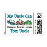 Uncle Outswim Outbike Outrun Triathlon Stamps