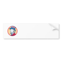 Uncle Sam American Side Bumper Stickers