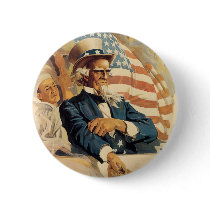 Uncle Sam and the Navy buttons