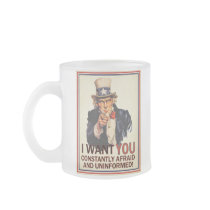 Uncle Sam Anti-Propaganda Mug mugs