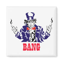 Uncle Sam Bangs magnets