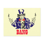 Uncle Sam Bangs Post Card