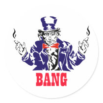 Uncle Sam Bangs stickers
