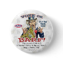 Uncle Sam Barfs Button
