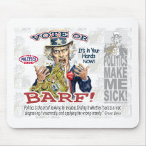 Uncle Sam Barfs Mouse Pad
