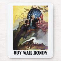 Uncle Sam -- Buy War Bonds Mousepads