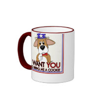 Uncle Sam Corgi Mug by MenagerieMayhem Uncle Sam Corgi Mug