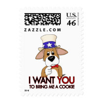 Uncle Sam Corgi Postage Stamps by MenagerieMayhem Uncle Sam Corgi Postage Stamps