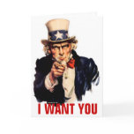 Uncle Sam Customizable Card