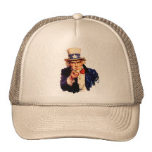 Uncle Sam Customizable Hat - (Add Your Own Text!)