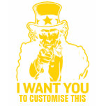 Uncle Sam Customizable Shirt