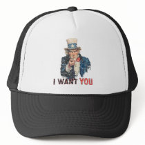 Uncle Sam Distressed Look Hat