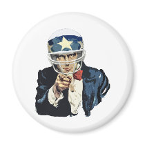 uncle sam football magnets