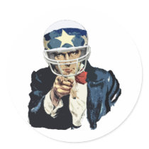 uncle sam football stickers by llewsilverhand2 uncle sam football stickers