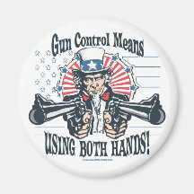 Uncle Sam Gun Control Magnet