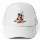 Uncle Sam Happy Birthday America Tshirt hats