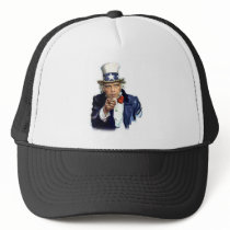 Uncle Sam Trucker Hat