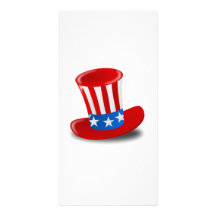Uncle Sam Hat Personalized Photo Card