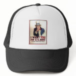 Uncle Sam I Want You For US Army Trucker Hat