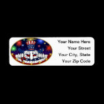 Uncle Sam Kilroy Address Label