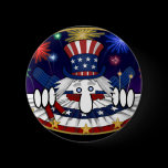 Uncle Sam Kilroy Button