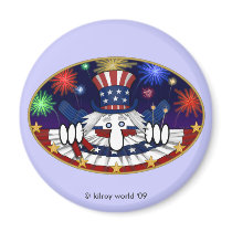 Uncle Sam Kilroy Magnet